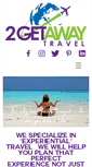 Mobile Screenshot of 2getawaytravel.com